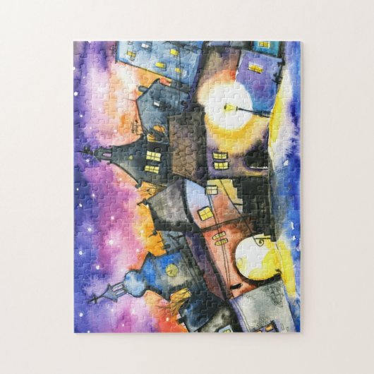 町 ジグソーパズル (縦)