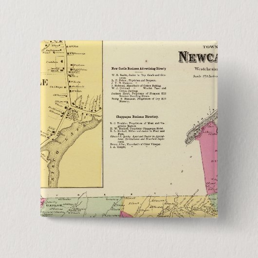 町、ニューカッスル 缶バッジ (正面)