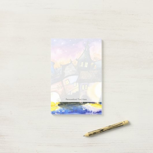 町 ポストイット (デスク上)