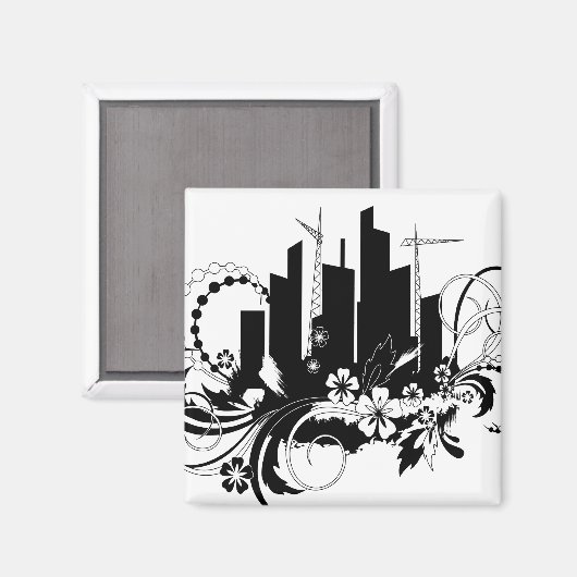 町 マグネット (正面/裏面)