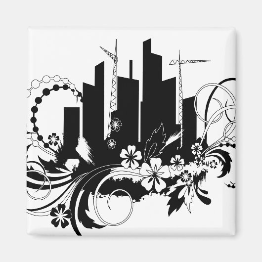 町 マグネット (正面)