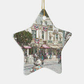 町、米国 セラミックオーナメント (右)