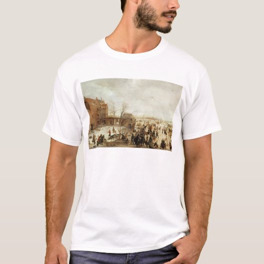 町、c.1615の近くの氷の場面 tシャツ (正面)