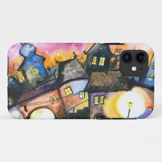 町 Case-Mate iPhoneケース (裏面(横))