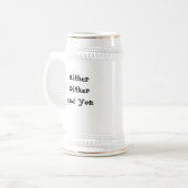町、HitherDitherおよびあそこの最も最高のなパン ビールジョッキ (正面左)