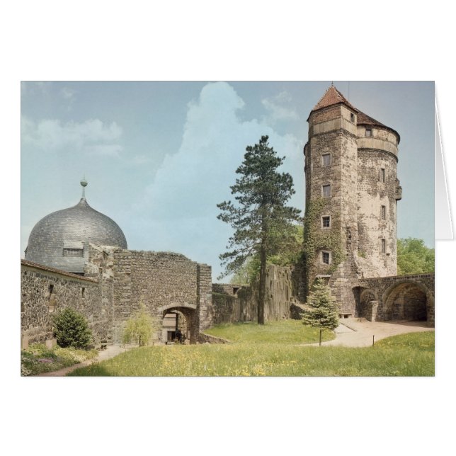 町StolpenのCoselタワー (正面横)