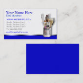 画パーソナライズされた家用名刺 名刺 (正面/裏面)