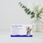 画パーソナライズされた家用名刺 名刺 (スタンド正面)