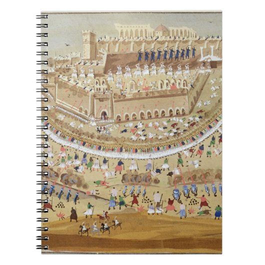 画像からの1827年にアテネの包囲、こんにちは ノートブック (正面)
