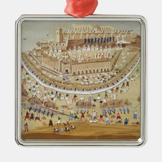 画像からの1827年にアテネの包囲、こんにちは メタルオーナメント (正面)