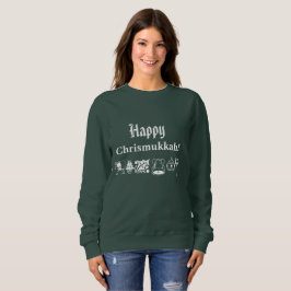 画像との幸せなChrismukkah スウェットシャツ