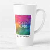 画像のアップロード写真の会社ロゴ名文字大 カフェラテマグ (右)