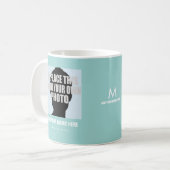 画像のアップロード(自己写真)、写真の作成 コーヒーマグカップ (正面左)