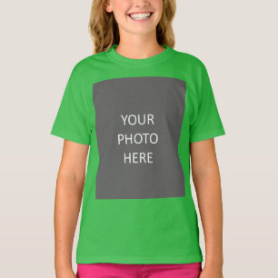画像の追加フォト写真ロゴShamrock Green Tシャツ