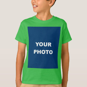 画像の追加フォト写真ロゴShamrock Green Tシャツ