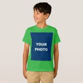 画像の追加フォト写真ロゴShamrock Green Tシャツ (正面フル)