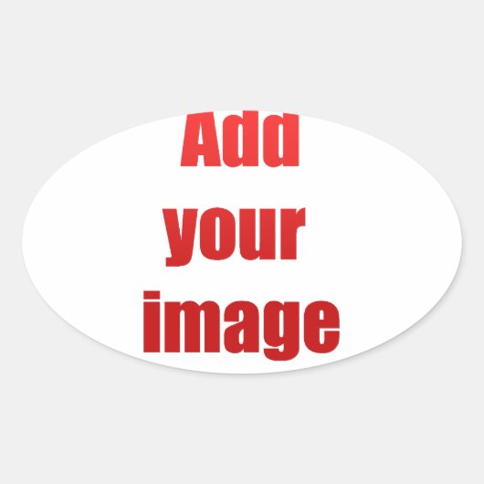 画像の追加先カスタマイズ 楕円形シール (正面)