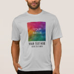 画像の追加文字はこちらテンプレートメンズスポーツ Tシャツ<br><div class="desc">画像の文字をここに追加テンプレートメンズスポーツテック競合他社Activewear Silver T-Shirt.</div>