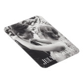 画像の追加7月4日結婚の写真カード マグネット (右側)