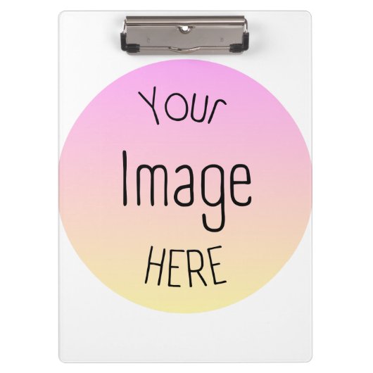 画像はこちらクリップボード – カスタマイズ可能 クリップボード (正面)