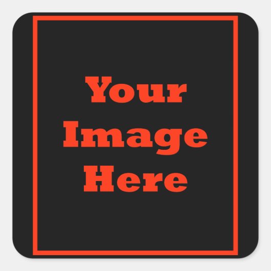 画像はこちら（縦） スクエアシール (正面)