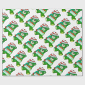 画像またはロゴを使用する「Chistmasラッピング紙」 ラッピングペーパー (フラット)