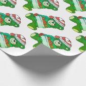 画像またはロゴを使用する「Chistmasラッピング紙」 ラッピングペーパー (角)