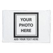 画像や写真をアップロードしてテキストを追加 – カスタマイズ 枕カバー (裏面)