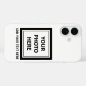 画像や写真をアップロードしてテキストを追加 – カスタマイズ Case-Mate iPhoneケース (裏面 (横))