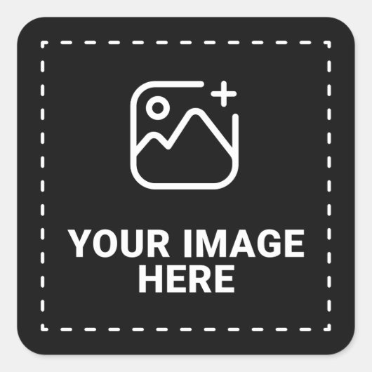 画像をアップロード スクエアシール (正面)