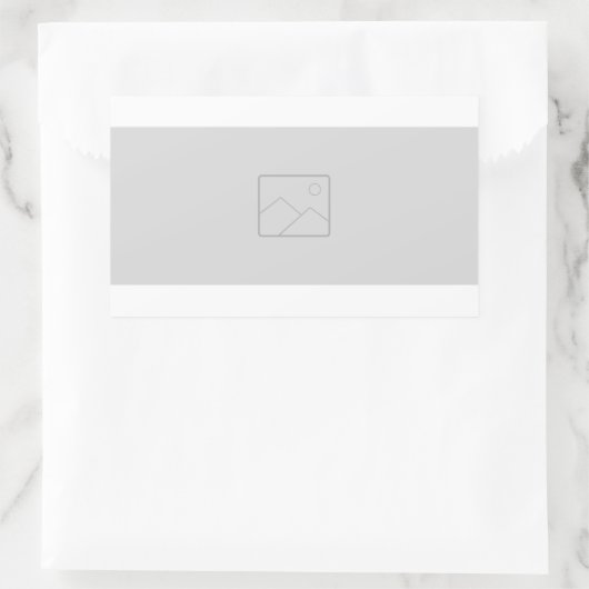 画像を使用した矩形シール 長方形シール (バッグ)