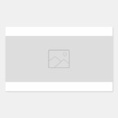 画像を使用した矩形シール 長方形シール (正面)