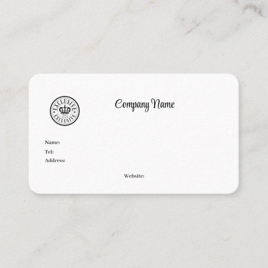 画像を追加できるカスタマイズ可能なビジネスまたはサービス 名刺 (正面)