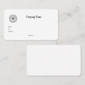 画像を追加できるカスタマイズ可能なビジネスまたはサービス 名刺 (正面/裏面)