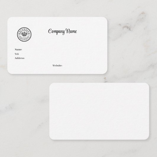 画像を追加できるカスタマイズ可能なビジネスまたはサービス 名刺 (正面/裏面)