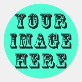 画像オン ラウンドシール