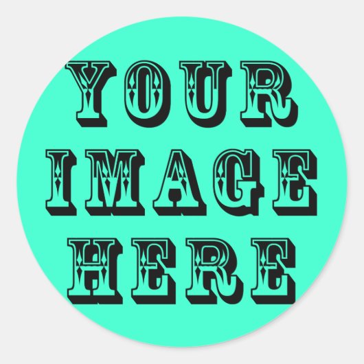 画像オン ラウンドシール (正面)