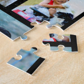 画像カスタマイズコラージュ5枚の写真 ジグソーパズル (側面)