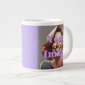 画像ジャンボマグカップの追加カスタム写真マグカップ ジャンボコーヒーマグカップ (正面右)