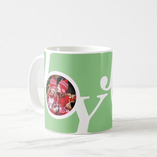 画像パーソナライズされた家族クリスマスプレゼントアイディア コーヒーマグカップ (正面左)