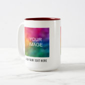 画像フォトビジネスロゴの追加文字テンプレート ツートーンマグカップ (正面左)