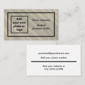 画像フォトロゴのミニマルなフリーランサーを追加 名刺 (正面/裏面)