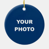 画像フォトロゴの追加 セラミックオーナメント (裏面)