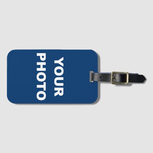 画像フォトロゴの追加 ラゲッジタグ (正面横)