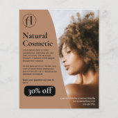 画像モダン美しいサロンチラシ チラシ (正面)