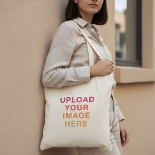 画像ロゴのシンプル トートバッグ