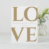 画像付きのエンゲージメント発表 招待状 (スタンド正面)