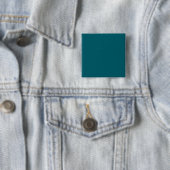 画像全体が鮮やかな青緑色の単色で満たされています 缶バッジ (インサイチュ)
