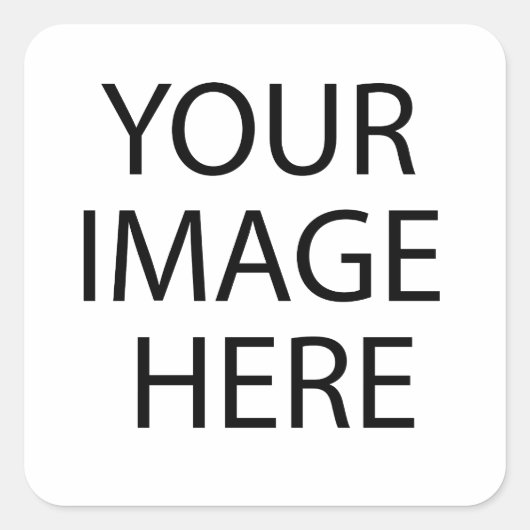 画像文字のロゴをここに追加する独自のカッコいいデザイン スクエアシール (正面)