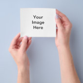 画像文字のロゴをここに追加する独自のカッコいいデザイン チラシ (手)